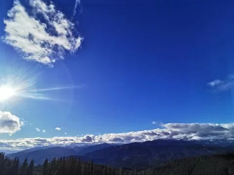 A group of clouds in the sky Stock Photos