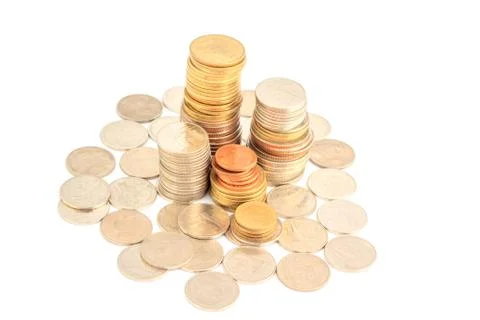 Group of coins Stock Photos
