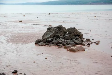 Group of collapsed rock Stock-Fotos