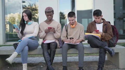 College Students Phone Stock Video Footage | Royalty Free College Students Phone Videos | Pond5