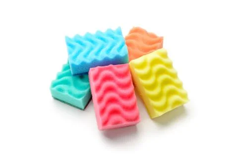 Group of colored sponges 写真素材