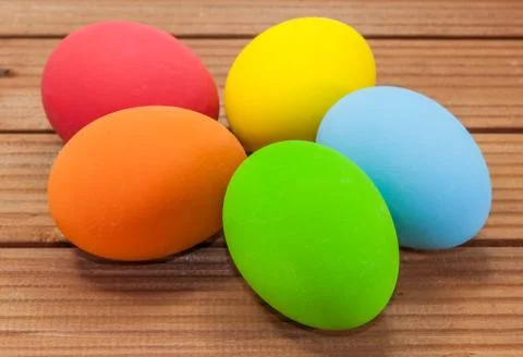 Group of colorful easter egg Fotos de archivo