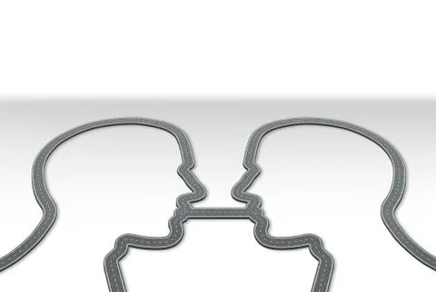 Group communication Stock Illustration