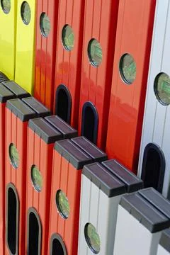 Group of construction bubble levels Stock Photos