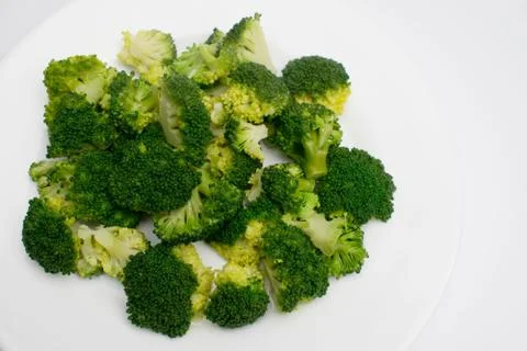Group of cooked brocoli Stock Photos