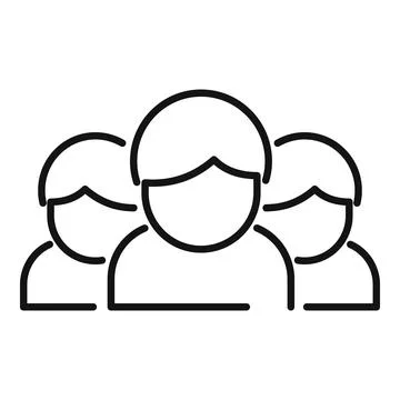 Group core values icon outline vector. Passion culture イラスト素材