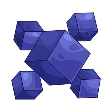 Group of cubes illustration イラスト素材