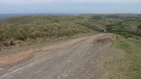 Group of cyclists on Transkei Road . Stock Footage 21225867