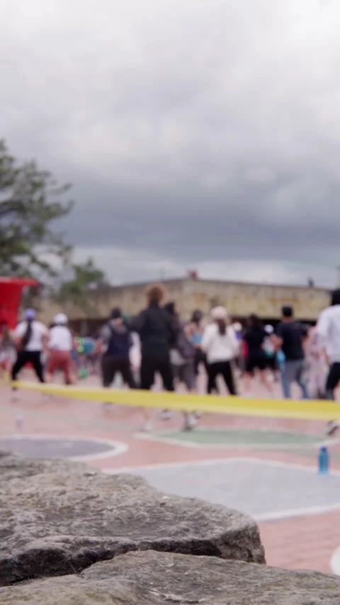 Group dance Video stock 244054447