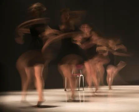 Group of Dancers in Motion Stock Photos