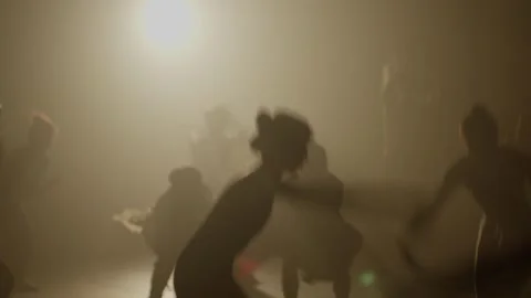 A group of dancers performing a dance. Video stock 234598047