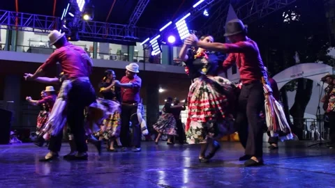A group of dancers performing at an event Stock Footage 312805529
