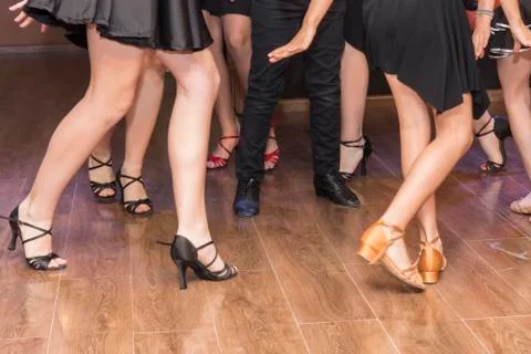 Group of dancers Stock Photos