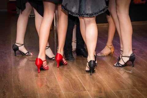 Group of dancers Stock Photos