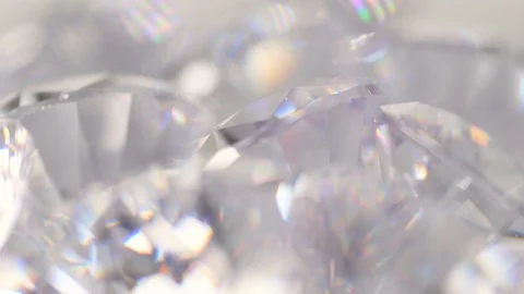 Group of diamonds rotating Stock Footage 103143890