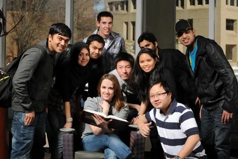 Group of Diverse Students Stock Photos