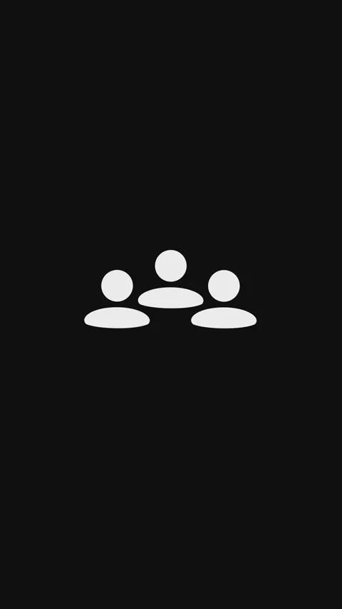 Group diversity icon outline simple animation. Stock Footage 297157187