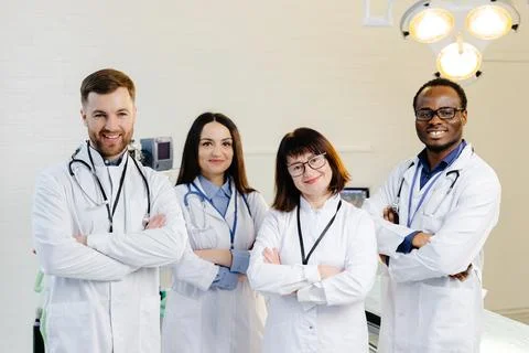 Group of doctors standing together Stock Photos