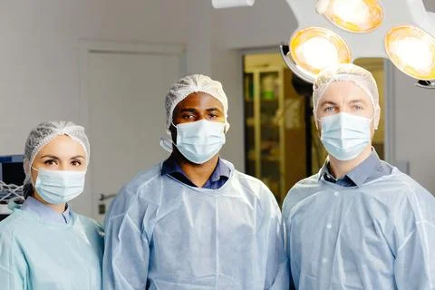 Group of doctors standing together Stock Photos