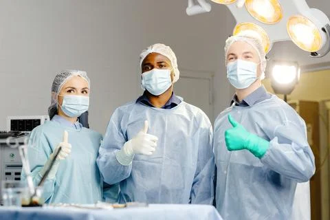 Group of doctors standing together Stock Photos
