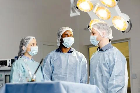 Group of doctors standing together Stock Photos
