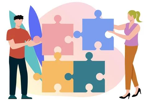 Group Dynamic Concept Illustration Stock Illustration