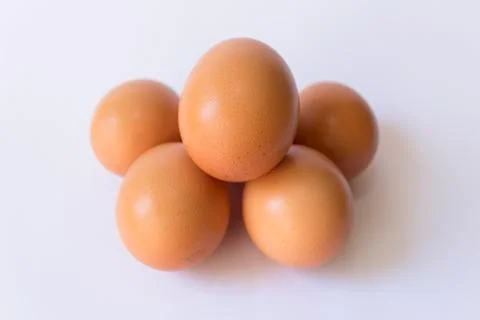 A group of egg white background Fotos Stock