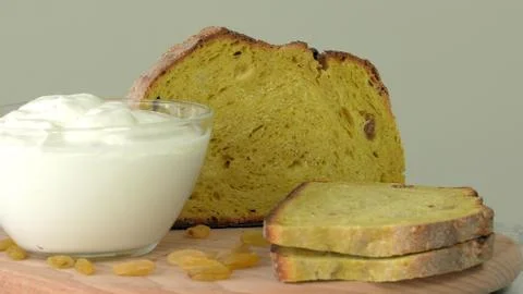 A group of environmentally friendly non-GMO dairy products Stock Photos