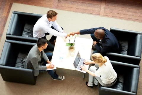 Group of executives having a meeting Stock Photos