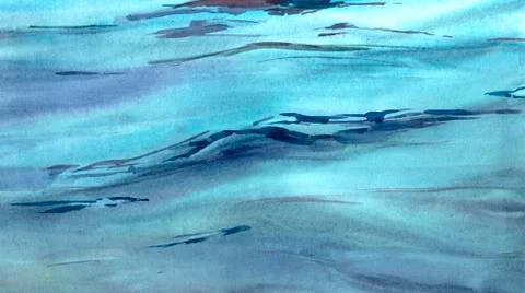 A group of fish in the snow Stock Illustration