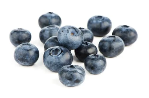 Group of fresh blueberries Stock Photos