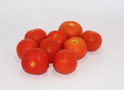 Group of Fresh Red Tomatoes. Stock Photos