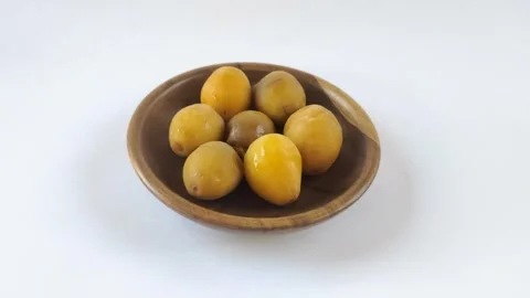 A Group of Fresh Young Dates or Rutob Dates Stock Footage 304790712