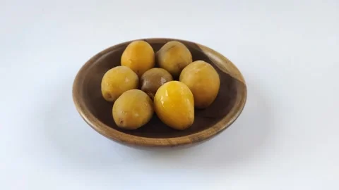 A Group of Fresh Young Dates or Rutob Dates Stock Footage 304790722