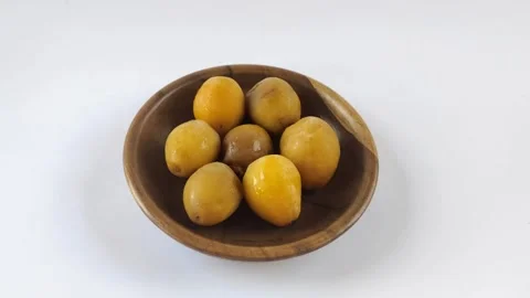A Group of Fresh Young Dates or Rutob Dates Stock Footage 304791071