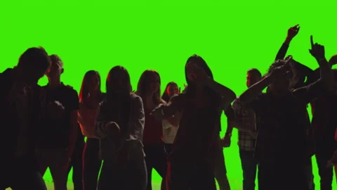 A group of friends dancin Stock Footage 172562820