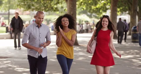 Group of friends having fun. Shot on RED Epic. Stock Footage 56031714