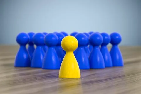 Group of game figures Stock Illustration