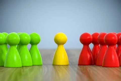 Group of game figures Stock Illustration