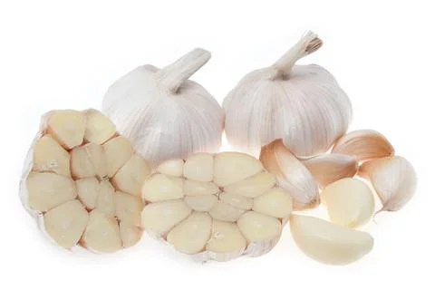 Group of garlic Stock Photos