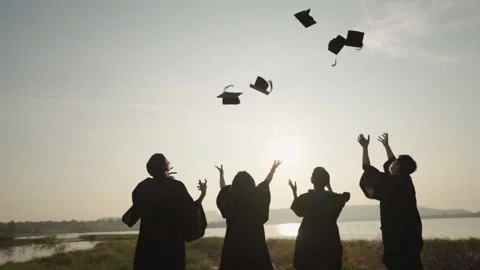 Group of graduates Stock-Footage 147957805