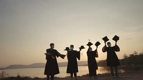 Group of graduates 動画素材 147957823