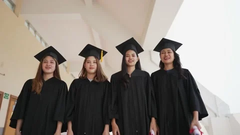 Group of graduates Video stock 150402674