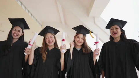 Group of graduates Video stock 150402747