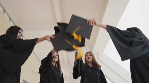Group of graduates Video stock 150402757