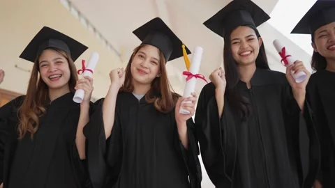 Group of graduates Video stock 150402761