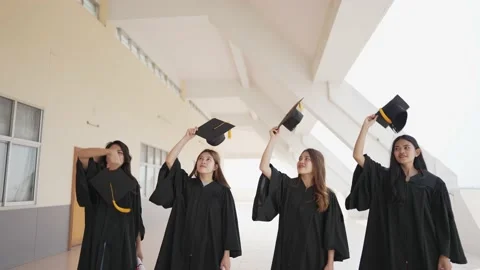 Group of graduates Video stock 150402837