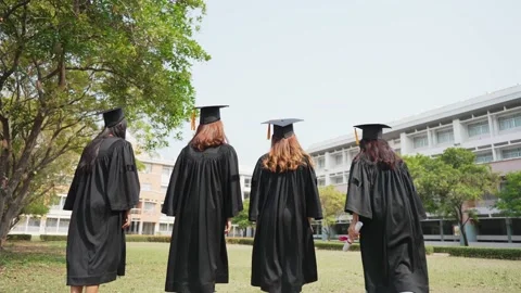 Group of graduates Video stock 150403051