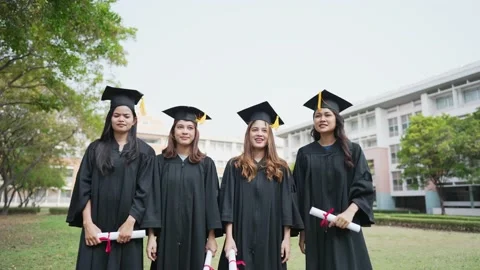 Group of graduates Video stock 150403166