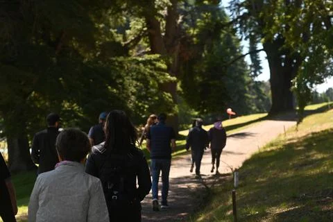 Group hike Stock Photos